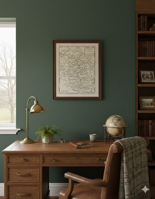 "The Shire of Clydesdale and Lanerk" map print (1725) by H. Moll