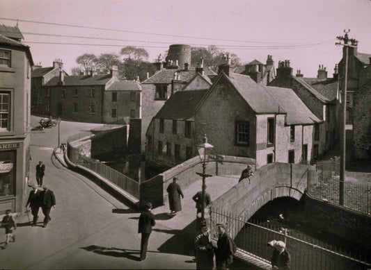 The Boo Backit Brig in Strathaven (1930s) photographic print